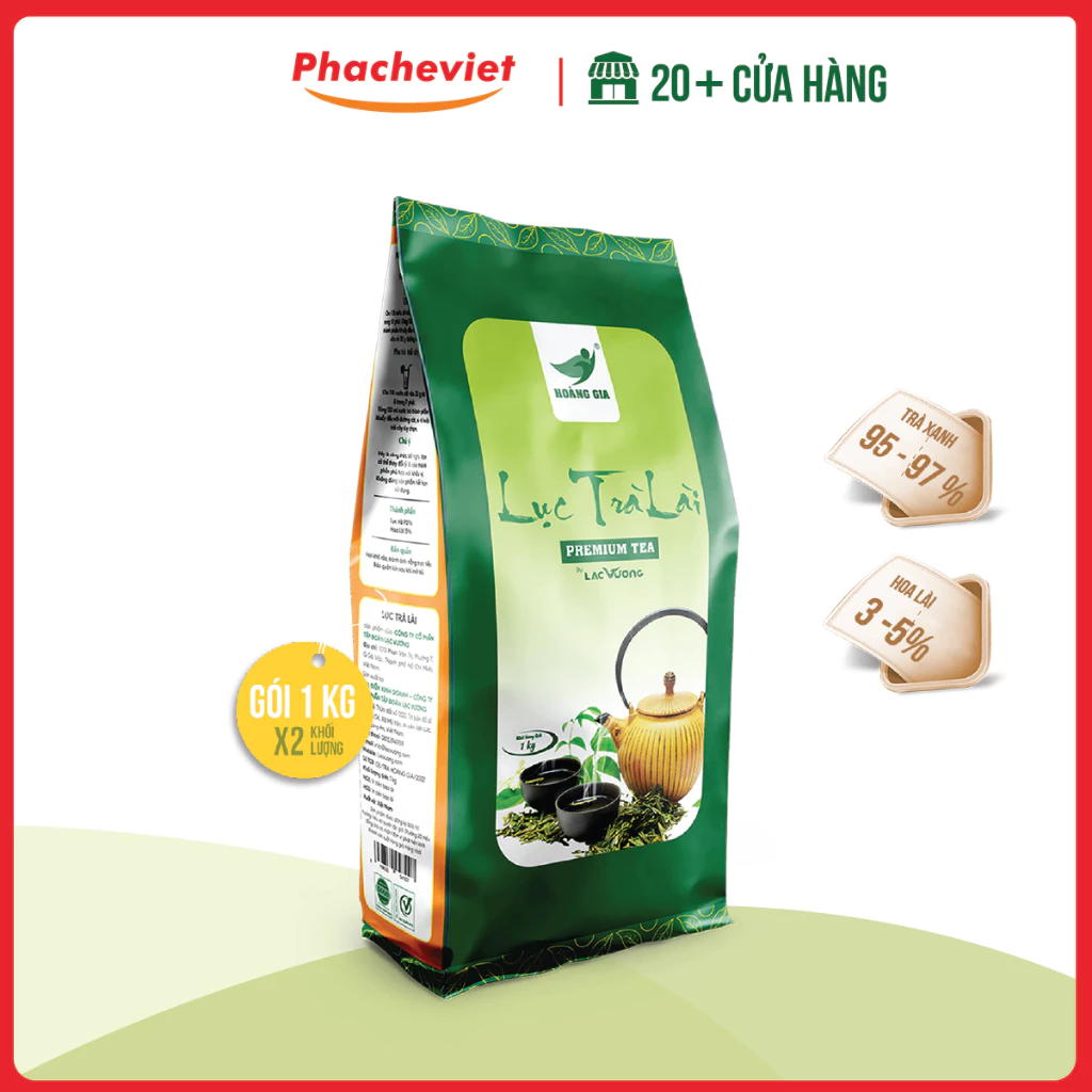 Lục Trà Lài Hoàng Gia 500g và 1Kg, Lục Trà Lài Novia 500gr (Trà Lài, Trà Hoa Nhài, Trà Nhài)
