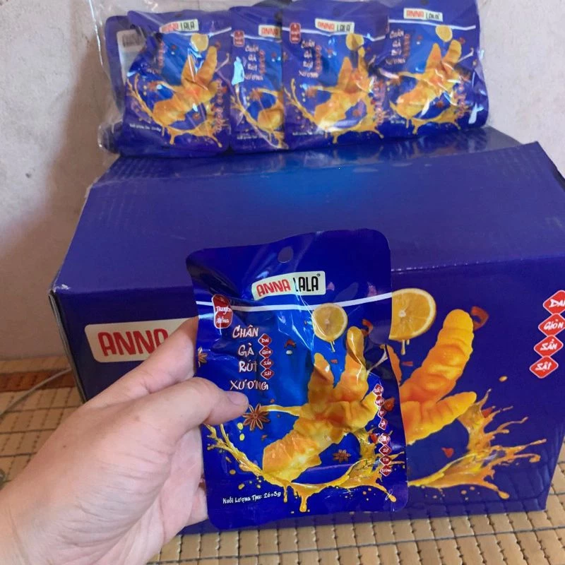 ( Sỉ túi 20 cái) Chân gà rút xương Anna mẫu mới nhất