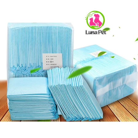 Tã giấy lót chuồng, lót khay vệ sinh/Tã lót than hoạt tính cho chó mèo siêu thấm hút LunaPet