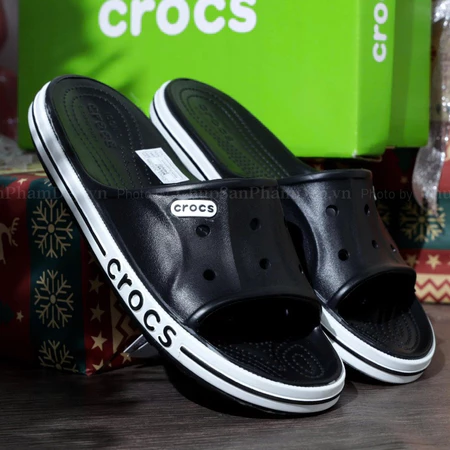 Dép Lê Cá Sấu Cross Baya Viền Đúc Nguyên Khối Nam Nữ Tặng Vớ trustvnxk