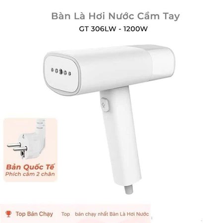Bàn ủi hơi nước cầm tay GT-306LW/Bàn Ủi Hơi Nước Cầm Tay bản Quốc Tế BH 6 tháng